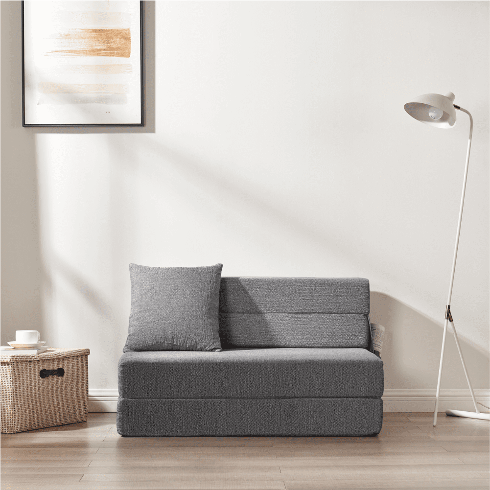 【美品】NEIGHBORHOOD FOLDING SOFA Z-HOM Folding Sofa Bed, Adjustable 6 Inch Floor Couch with Memory