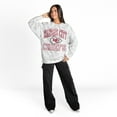 thumbnail image 3 of Women's Gameday Couture  Arctic Camo Kansas City Chiefs Whiteout Oversized Premium Fleece Sweatshirt, 3 of 5
