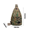thumbnail image 2 of Camouflage Sling Bag - Military Style Chest Pack Crossbody Shoulder Bag for Hiking, Travel, and Everyday Use - Multi-Way Wear, Spacious Storage, Comfortable Adjustable Strap, 2 of 6