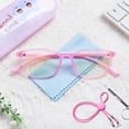 thumbnail image 5 of Gafas de luz azul AetrvoHope para niños UV400 transparentes rosadas, 5 of 5