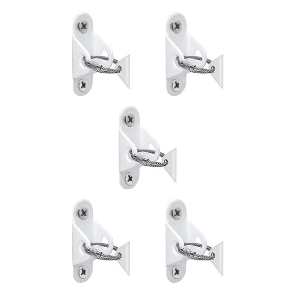 Speravity Cierre anticaída para muebles, sujetador de gabinete de acero inoxidable, juego de fijación antipuntas, herrajes de seguridad para Type2 NO2