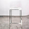 thumbnail image 4 of Heavenly Collection Clear Acrylic Counter Stool with Silver Base – Perfect for Kitchen Island or Dining Area, 4 of 7