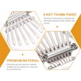thumbnail image 5 of Masteelf 2pcs Thumb Piano Finger Piano Useful Music Instrument Kalimba Music Lover Gift, 5 of 8