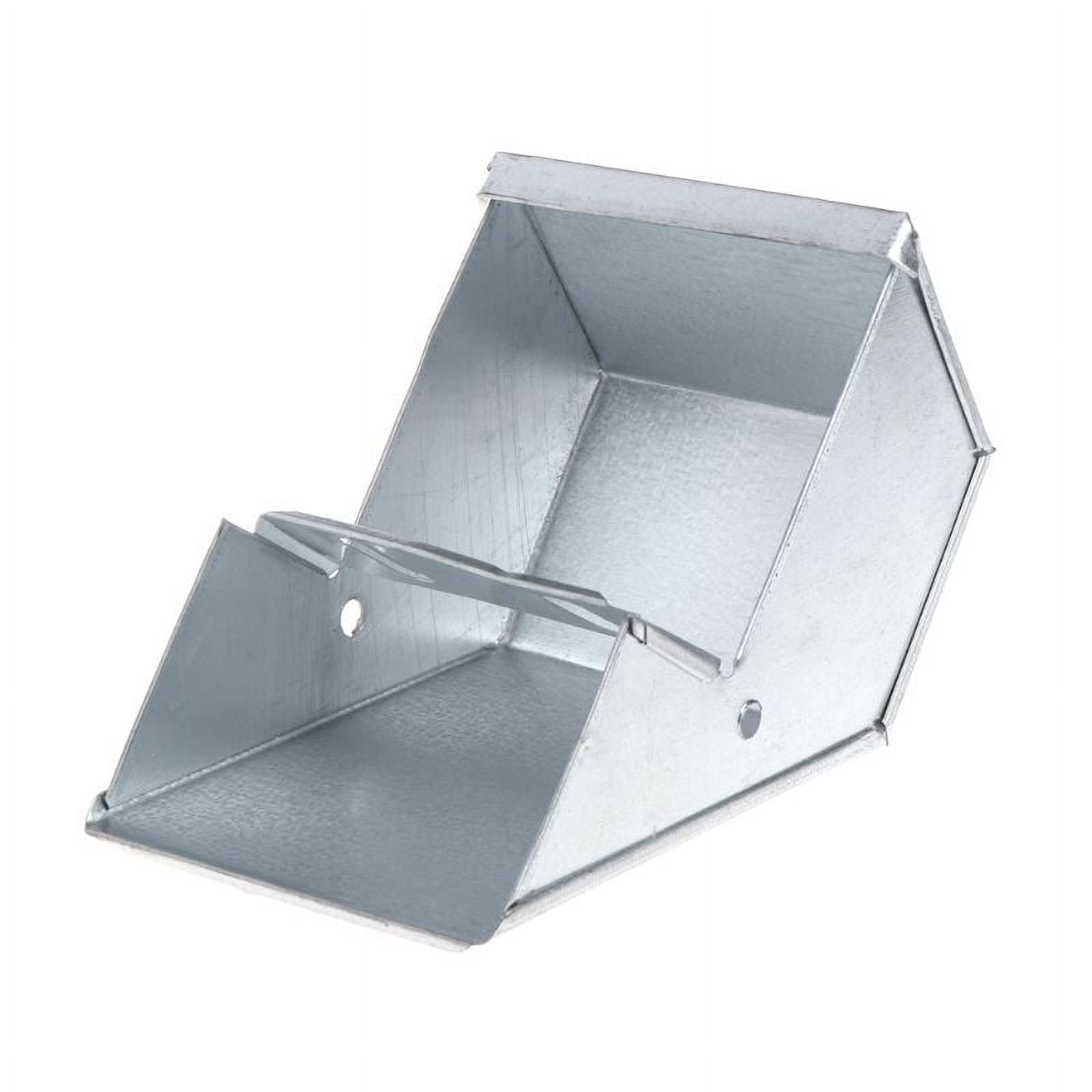 Walbest 3PCS Bunny Rabbit Cage Metal Food Box, Rabbit Hutch Trough Feeder Drinker Food Bowl Equipment Tools for Farming Animals