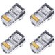thumbnail image 1 of 100Pcs Conector RJ45 6U Paso Chapado en Cable Ethernet MóDulo Plug Red RJ-45 Crystal Heads Cat5 Cat5E, 1 of 5