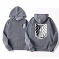 thumbnail image 2 of Sudadera con capucha de Attack on Titan para hombre, sudaderas con capucha de Anime para hombre y mujer, ropa de calle, jersey Harajuku Shingeki no Kyojin, sudaderas con capucha, ropa, 2 of 2