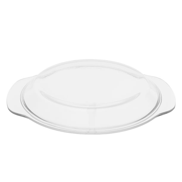 Cubierta de salpicaduras de microondas transparente para alimentos Microondas Food Plath Splatter Cover Protector (17.8 cm)