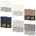 thumbnail image 2 of Linum Home Textiles 100% Turkish Cotton April 2PC Embellished Hand Towel Set, 2 of 3