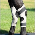 thumbnail image 2 of Coolcore Equine Icing and Cooling Hock Wraps, Tan, Medium, 2 of 3