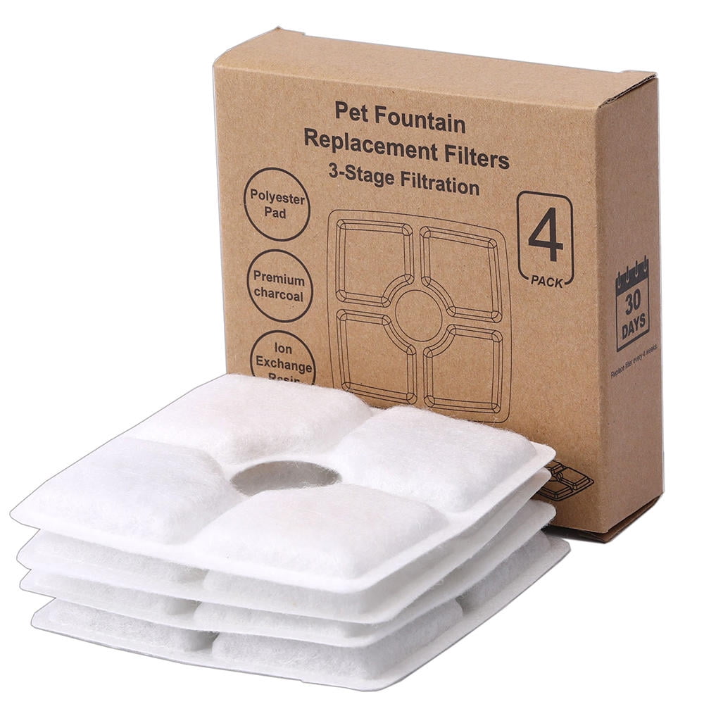 Pet Fountain Filters, Carbon Replacement Filter for Cat and Dog