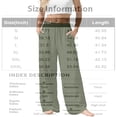 thumbnail image 2 of Resicozy Wide Leg Linen Pants for Women Plus Size Summer Flowy Lounge Pant Loose Fit Dressy Trousers with Pocket Yellow M, 2 of 6