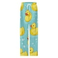 thumbnail image 4 of A Big Bunch of Yellow Rubber Ducks Pajama Pants Loose Pajamas Female Breathable Home Trousers Leisure Sleeping Pants Large Size, 4 of 6