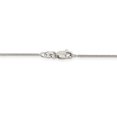 thumbnail image 2 of Curb Chain Necklace in Sterling Silver 18 Inches (0.700 mm), 2 of 4