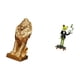 thumbnail image 5 of Figura de león,Estante con estatua de león para escritorio,oficina,decoración del hogar,Figura decorativa de león coleccionable de escritorio,Figura de escritorio,Estatua de rana, 5 of 8