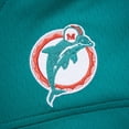 thumbnail image 5 of Men's Mitchell & Ness Dan Marino Aqua Miami Dolphins Player Name & Number Hoodie Legacy Jersey, 5 of 7