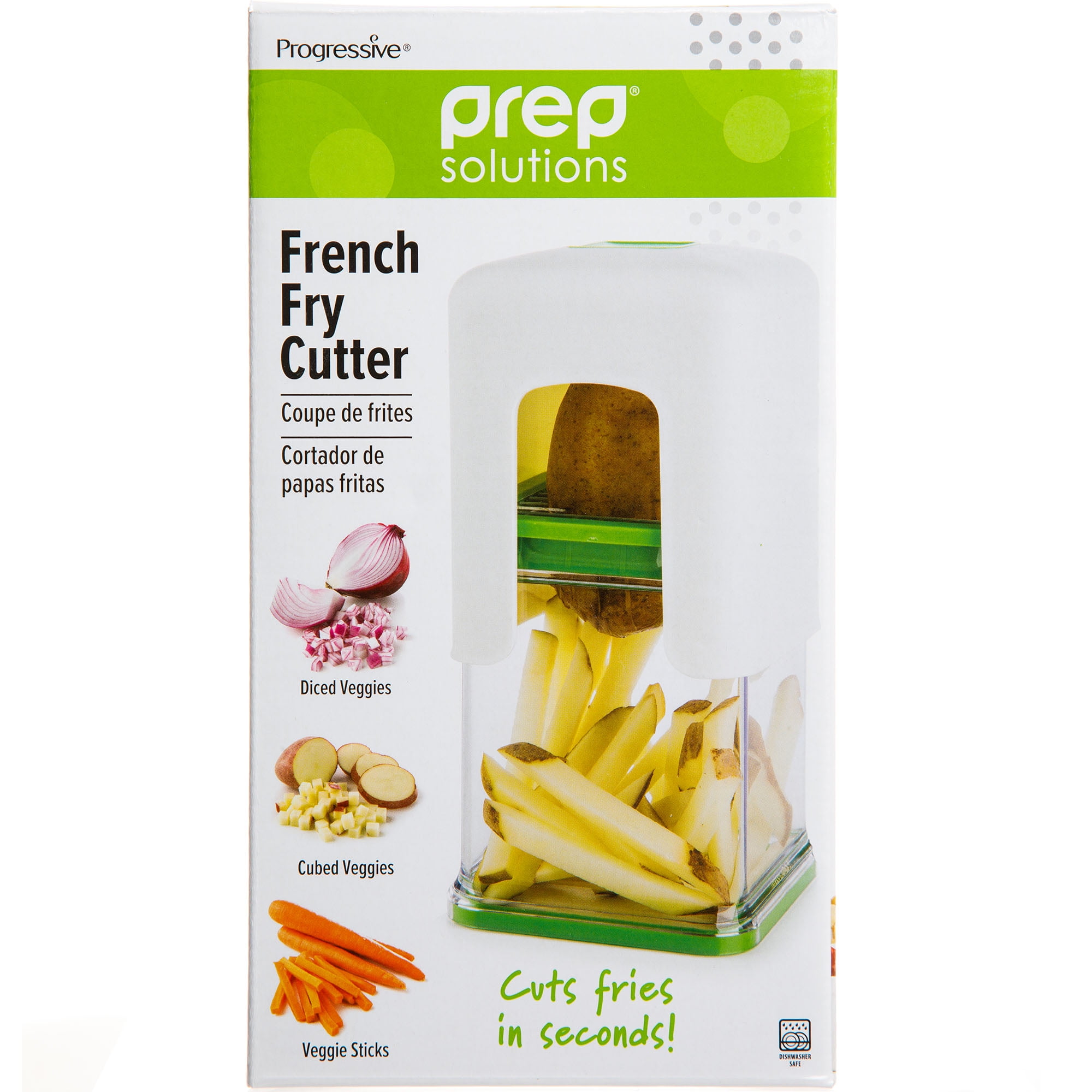 Prep Solutions French Fry Cutter and Vegetable Chopper White