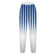 thumbnail image 5 of SwiftWear Striped Sweatpants for Women Elastic Waist Drawstring Workout Casual Jogger Pants S, 5 of 5
