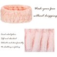 thumbnail image 2 of Spa Facial Headband for Makeup and Washing Face Coral Fleece Elastic Headband Yoga Sports Shower Facial Terry Cloth Hairband Makeup Headband for Girls and Women, 2 of 7