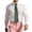 Green, variant on Stylish Teen Necktie with Chain Design Satin Pre-Tied Necktie for Boys Girls