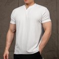 thumbnail image 4 of Yaoyar Men Breathable Casual Sports Fitness T Shirt Gym Workout V Collar Polo Shirts Summer Classic Pullovers, 4 of 6