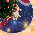 thumbnail image 5 of 4th of July Tree Skirt Xmas Tree Skirts Mat for Holiday Party Indoor Outdoor Home Office Decoration, 36 Inch, 5 of 6