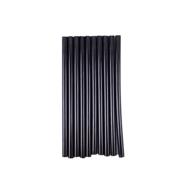 Trjgtas 10PCS Hot Melt Glue Adhesive Sticks 150x7mm Black