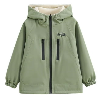 Lands' End Boy's Breathable Grid Fleece Full-Zip Jacket (Beetle, M