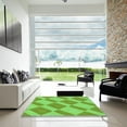 thumbnail image 6 of Ahgly Company Indoor Rectangle Patterned Emerald Green Area Rugs, 2' x 3', 6 of 6