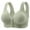 Womens Bras Green, variant on Womens Front Closure Bras, Daisy Lace Bras for Women Front Closing No Underwire Comfort Senior Wireless Snap Closing Bra Full Coverage 36-44