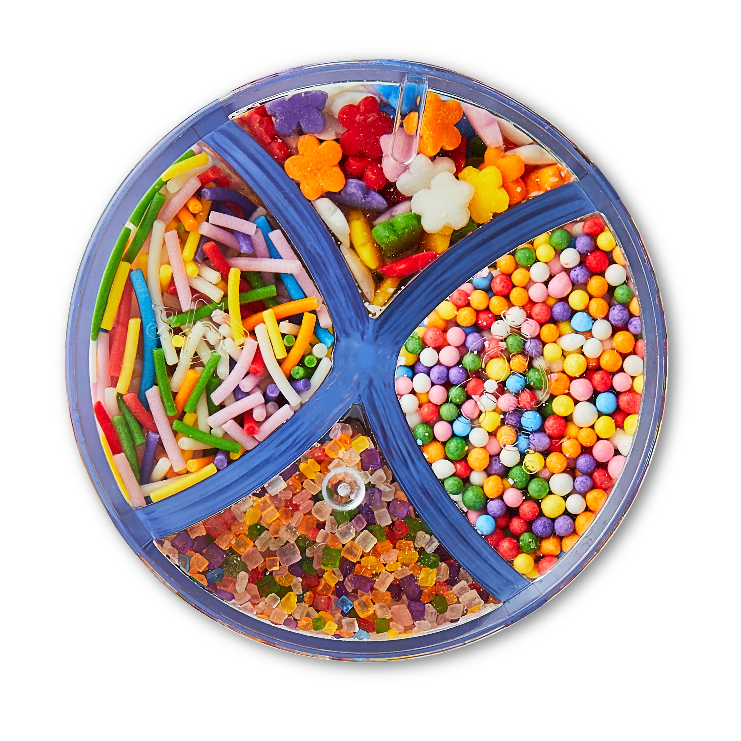 bettergoods 4-Cell Rainbow Multicolor Sprinkles, 3.9 oz