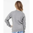 thumbnail image 3 of Bella Canvas Boys Sponge Fleece Raglan Sweatshirt, L, Athletic Heather, 3 of 5
