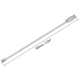 thumbnail image 3 of Unique Bargains 90mm Length PVC Coated Stainless Steel Keyring Loop Cable Silver 6 Count, 3 of 6
