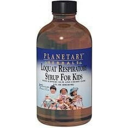 Planetary Herbals Loquat Respiratory Syrup For Kids 4 oz Liquid