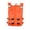 Orange, variant on 1Pcs Fixed 4 Buckle Reflective Foldable Flotation Vest, Life Jacket for Night or Low Light Use for Adult Black
