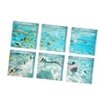 thumbnail image 4 of 6 uds pegatinas para bañera pegatinas de pared decoración del hogar cuadrado impermeable 15x15cm calcomanías para bañera, 4 of 7