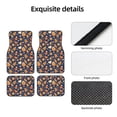thumbnail image 4 of Fuzoiu Gingerbread Delights Print Carpet Floor Mats for Car,Car Foot Mat Set,Universal Fit 4 Piece Mat Pad Set,Fits Most Cars Trucks Vans Sedans SUV Auto Carpet Mat Se, 4 of 7