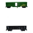 thumbnail image 1 of KLKCMS 2pcs 1/87 Scale Realistic Trains Tracks Cargo Cars Wagon Carriage HO Layout, 1 of 9