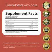 D-Mannose 1,300 mg with Cranberry Extract Fast-Acting, Flush Impurities, Urinary Tract Health- 100 Veggie Capsules