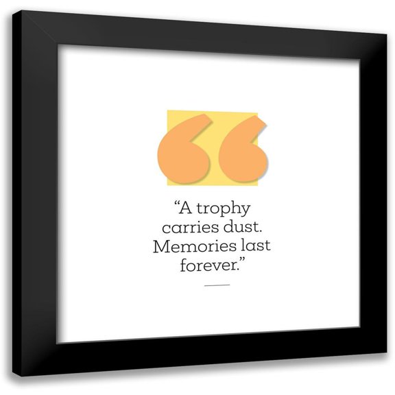 ArtsyQuotes 20x20 Black Modern Framed Museum Art Print Titled - Artsy Quotes Quote: Memories