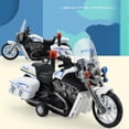 thumbnail image 4 of 2 pcs Police Motorcycle Toy Vehicle Electronic Kids Patrol Bike with Flashing LED Lights, 4 of 4