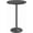 Black-1, variant on Bistro Pub Table Round Bar Height Cocktail Table for Home Bar, Small Round Bar Tables for Party, Dining Room, Living Room and Wedding, Metal Base MDF Top Obsidian, 40.6 Inch Height (1, Black-1)