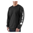 thumbnail image 1 of Camiseta Carhartt holgada de manga larga con logotipo de manga larga para hombre, 1 of 1