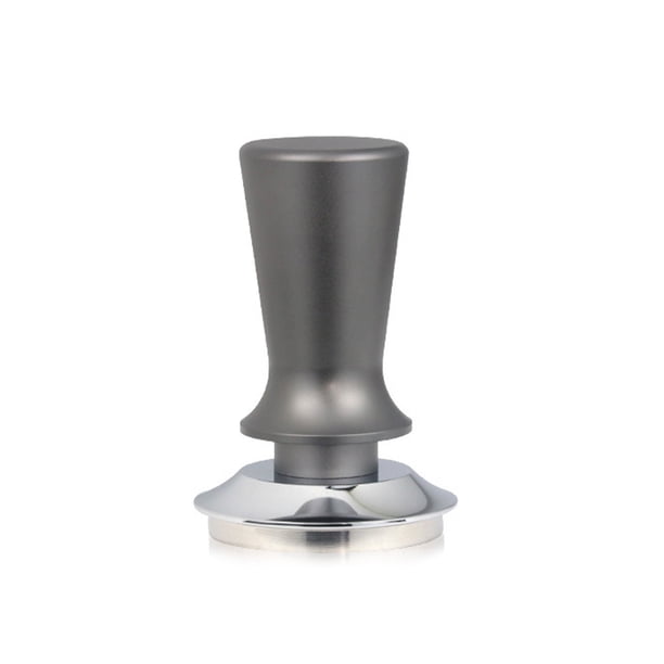 Nivelador de Portafiltro Injueey martillo de polvo acero Inoxidable Tamper de café Gris 58 mm