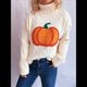 thumbnail image 5 of Suéter de Cuello Alto con Flores Torcidas para Mujer, de Larga, Informal, Cálido, para Otoño e Invierno L, 5 of 10