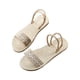 thumbnail image 2 of Zapatos planos Chanclas de mujer de paja de imitación Ropa exterior Sandalias informales de playa Wmkox8yii  ytu6815, 2 of 9