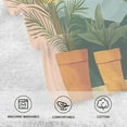 thumbnail image 5 of Yayeee 2 Pack Hand Towels for Bathroom 100% Cotton 16" x 28" Soft Absorbent Kitchen Towel, Boho Plants, 5 of 7