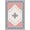 Blue, Pattern 4, variant on ODIKA 4'x6' Black White Gray Monochrome Geometric Washable Area Rug Modern Abstract Diagonal Lines Dots Blocks Stain Resistant, Low Pile, Easy Care for Dorm Room, Small Living