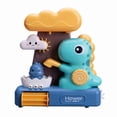thumbnail image 1 of Baby bath water toy for Toddlers 3 4 5 Year Old Girls Boys,Babies Bathtub Water Dinosaur Toys for Shower Bath Time,Safe Fun Infant Interactive Splash Toys,Lovely Clouds Dino,3 Strong Suction Cups, 1 of 5