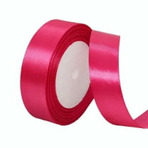 Btomtd 866.14"x1.02" Solid Color Polyester Ribbon for Outdoor Decor Gift Packaging and Baking Wrapping Versatile Decorative Ribbon for Wedding and Holiday Ornaments, Hot Pink