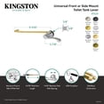 thumbnail image 4 of Kingston Brass KTFLD6 Royale Universal Front or Side Mount Toilet Tank Lever in Polished Nickel, 4 of 5